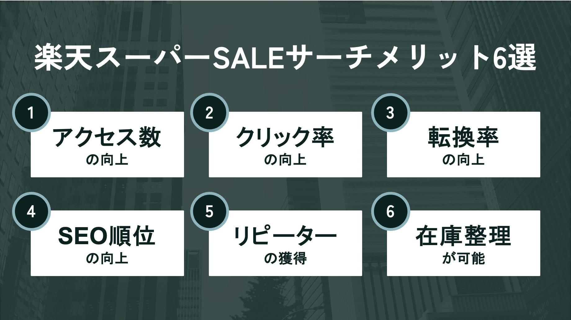 楽天スーパーSALEサーチのメリット6選