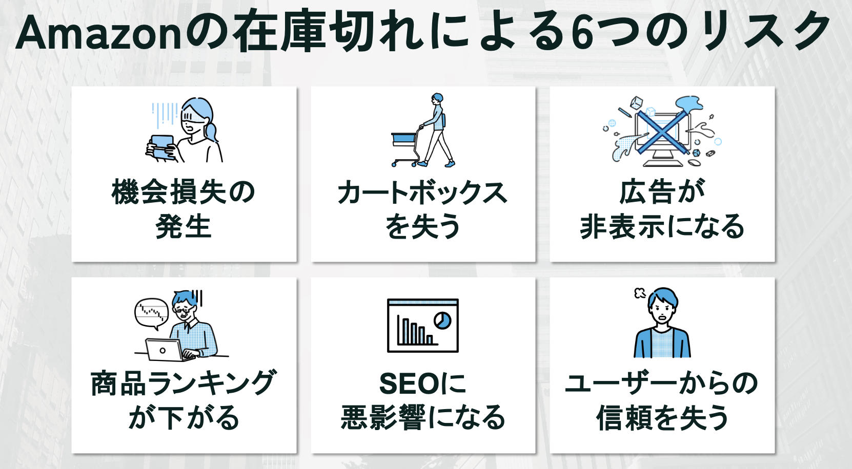 Amazonの在庫切れによる6つのリスク画像