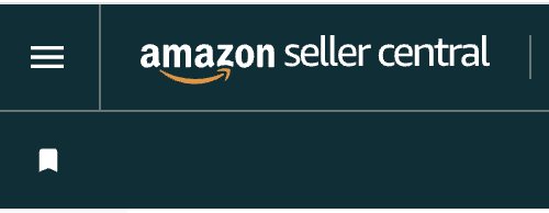 Amazon セラーセントラルメニューバー画面